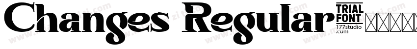 Changes Regular字体转换